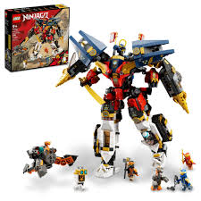 LEGO NINJAGO Ninja Ultra Combo Mech 4 in 1 Set 71765 with Toy Car, Jet  Plane and Tank Toy Plus 7 Miniatures : Amazon.nl: Toys & Games