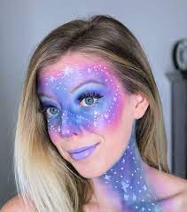 galaxy makeup tutorial for halloween