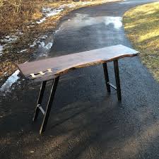 Live Edge Console Table Hall Table
