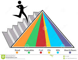Food Pyramid Chart Stock Vector Illustration Of Nutritional
