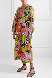 Dodo Bar Or Myra Floral Print Cotton Voile Maxi Dress
