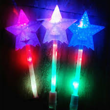 Led Magic Star Wand Flashing Lights Up Glow Sticks Party Concert Christmas Gift