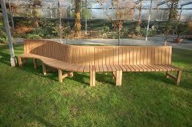 New Saltwick Curved Garden Bench