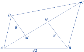 the area of any irregular quadrilateral