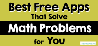 Best Free Apps That Solve Math Problems
