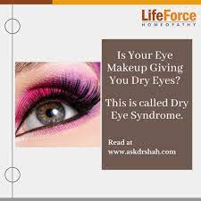is your eye makeup giving you dry eyes