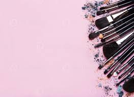 makeup brushes with copy e on a