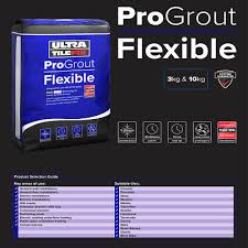 Details About 3kg Ultra Tile Fix Flexible Wall Floor Grout 12 Colours