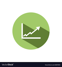 Benefits Chart Icon On Green Button