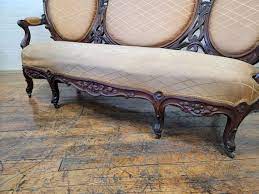 Antique Medallion Couch Sofa Stunning