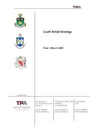 Louth Retail Strategy Louth County