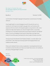 With this letter, the applicant took a slightly different approach. How To Write A Tefl Cover Letter With Sample Bridgeuniverse Tefl Blog News Tips Resources
