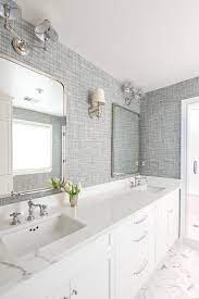 Grey Textured Wallpaper Bathroom