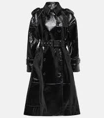 Y Patent Leather Trench Coat In