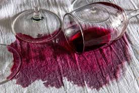 red wine stains from your clothes