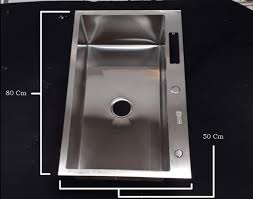 Sinks are available fabricated from 16 gauge 304/316 stainless steel with scooped work surface for drainage. Jual Bcp Kitchen Sink Bolzano 80x50 Cm Kota Cimahi Anugerah Ol Tokopedia