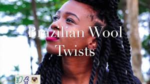 Braids hairstyles can make anyone look like an angel. How To Brazilian Wool Twists Youtube