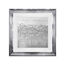 Silver Storm Framed Wall Art With