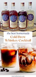 cold brew coffee whiskey drink