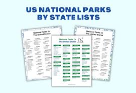 us national parks by state list