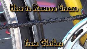 how to remove bike grease stains from