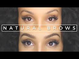 how to get natural looking eyebrows