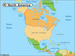 north america map regions geography