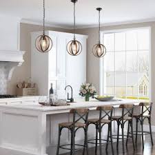 We've covered the general guidelines on how to hang and space pendant lighting over your kitchen island! Island Pendant Lights Lighting The Home Depot