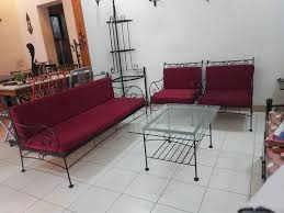steel metal sofa