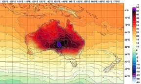 Australias Dome Of Heat Sends Temperature Charts Into