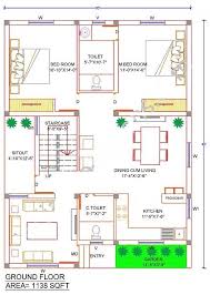 House Plan For North Facing Plot As Per