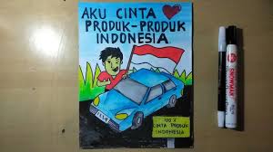 Kami akan bagikan materi tentang poster meliputi pengertian, ciri dan syarat poster yang. Cara Membuat Poster Tema Cinta Produk Indonesia Youtube