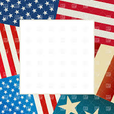 Independence Day Card With Copy Space And Usa Flag Stock Vector Image