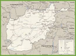 Can you locate all of them on a map? Road Map Of Afghanistan