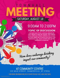 Townhall Meeting Flyer Event Flyer Templates Flyer