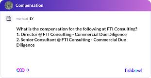 Compensation For The Following At Fti