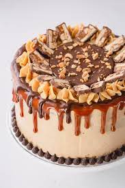 Peanut Butter Snickers Cake gambar png