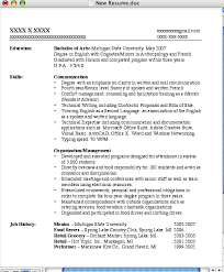 Resume Sample Skills Section