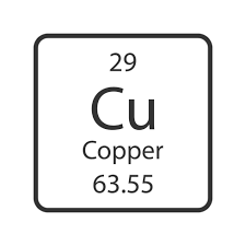 copper symbol chemical element of the