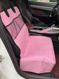 Pink Oxford Fabric Pet Car Seat Cover
