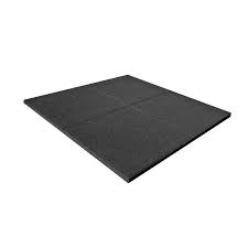 rubber gym flooring black 3y