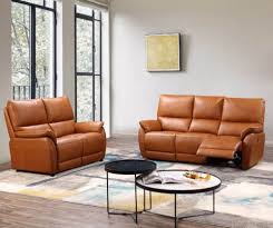 furniture line esprit tan leather power