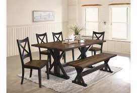 Rustic hickory upholstered log dining side chair. Lane Lexington Rustic 6 Piece Table Chair And Bench Set Powell S Furniture And Mattress Table Chair Set With Bench