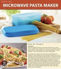 tupperware blue pasta maker new in
