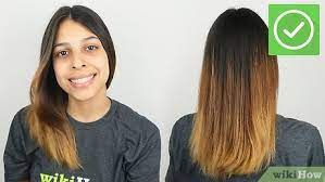 straighten your hair with a flat iron