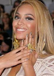 get the look beyonce s metallic nails