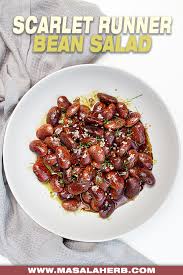 scarlet runner bean salad recipe