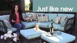 The best patio cushion sets adapt easily once they are placed on your outdoor furniture. Reupholster Or Recover Outdoor Patio Cushions How To Renee Romeo Youtube