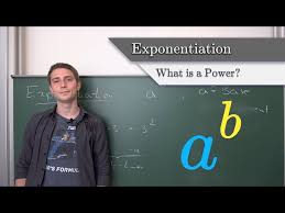 Exponentiation Exponents Powers
