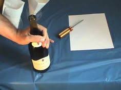 Need to open a bottle of wine but you haven't got a corkscrew? 7 Alternatives To Opening Wine Bottles With A Corkscrew Ideas Wine Bottle Bottle Wine